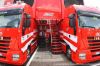 Camiones Ferrari en el F1 Paddock Montmelo